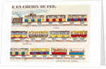 Rail Travel in 1845 by French School