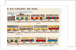 Rail Travel in 1845 by French School