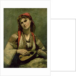 Christine Nilson or The Bohemian with a Mandolin, 1874 by Jean Baptiste Camille Corot