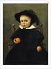 The Painter Adolphe Desbrochers as a Child, Holding an Orange, 1845 by Jean Baptiste Camille Corot