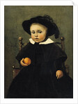 The Painter Adolphe Desbrochers as a Child, Holding an Orange, 1845 by Jean Baptiste Camille Corot