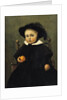 The Painter Adolphe Desbrochers as a Child, Holding an Orange, 1845 by Jean Baptiste Camille Corot
