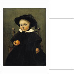 The Painter Adolphe Desbrochers as a Child, Holding an Orange, 1845 by Jean Baptiste Camille Corot