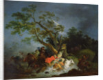 Travellers Caught in a Storm, c.1770 by Philip James de (1740-1812) Loutherbourg