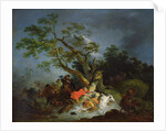 Travellers Caught in a Storm, c.1770 by Philip James de (1740-1812) Loutherbourg