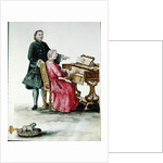 A Singer at the Clavichord with her Teacher by Jan van Grevenbroeck