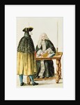 A Magistrate Playing Cards with a Masked Man by Jan van Grevenbroeck