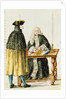A Magistrate Playing Cards with a Masked Man by Jan van Grevenbroeck