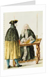 A Magistrate Playing Cards with a Masked Man by Jan van Grevenbroeck