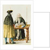 A Magistrate Playing Cards with a Masked Man by Jan van Grevenbroeck