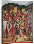 Ecce Homo, top of the interior right panel of an altarpiece of the Passion by Master of the Baden Carnation