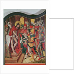 Ecce Homo, top of the interior right panel of an altarpiece of the Passion by Master of the Baden Carnation