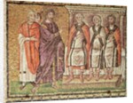 Jesus before Caiphus, Scenes from the Life of Christ by Byzantine School