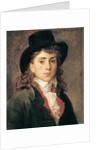 Portrait of Baron Antoine Jean Gros Aged 20 by Francois Pascal Simon Baron Gerard