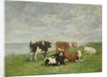 Pasture at the Seaside, c.1880-85 by Eugene Louis Boudin