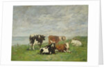 Pasture at the Seaside, c.1880-85 by Eugene Louis Boudin