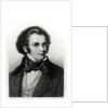 Portrait of Franz Schubert engraved by H. Roemer by Carl Jaeger