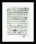 Autograph score for the lied 'Hektors Abschied' by Franz Schubert poem by Freidrich von Schiller 1815 by Anonymous