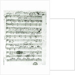 Autograph score for the lied 'Hektors Abschied' by Franz Schubert poem by Freidrich von Schiller 1815 by Anonymous