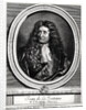 Jean de La Fontaine engraved by Gerard Edelinck by Hyacinthe Rigaud (after)
