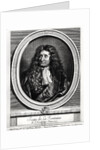 Jean de La Fontaine engraved by Gerard Edelinck by Hyacinthe Rigaud (after)