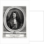 Jean de La Fontaine engraved by Gerard Edelinck by Hyacinthe Rigaud (after)