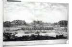 Perspective View of the garden facade of the Chateau of Vaux-le-Vicomte by Israel the Younger Silvestre