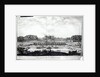 Perspective View of the garden facade of the Chateau of Vaux-le-Vicomte by Israel the Younger Silvestre