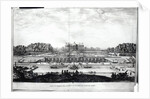 Perspective View of the garden facade of the Chateau of Vaux-le-Vicomte by Israel the Younger Silvestre