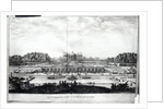 Perspective View of the garden facade of the Chateau of Vaux-le-Vicomte by Israel the Younger Silvestre