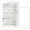 'Le Soir d'un Jour de Marche', facsimile of a page from the manuscript 'Les Miserables' by Victor Hugo by French School