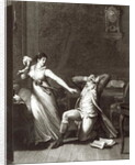 Illustration from 'The Sorrows of Werther' by Johann Wolfgang Goethe engraved by Jean Baptiste Simonet by Jean Michel the Younger Moreau