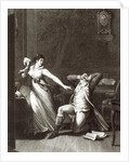 Illustration from 'The Sorrows of Werther' by Johann Wolfgang Goethe engraved by Jean Baptiste Simonet by Jean Michel the Younger Moreau
