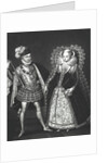 Portrait of Mary Queen of Scots and Henry Stewart, Lord Darnley, 29th June 1565 by English School
