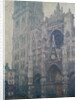 Rouen Cathedral, West Portal, Grey Weather, 1894 by Claude Monet