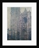 Rouen Cathedral, West Portal, Grey Weather, 1894 by Claude Monet