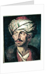 Head of an Oriental or Portrait Presumed to be Mustapha, c.1819-21 by Theodore Gericault