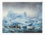 Fishing for Walrus in the Arctic Ocean, 1841 by Francois Auguste Biard