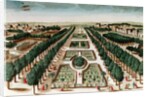View of the Jardin des Plantes from the Cabinet d'Histoire Naturelle by French School