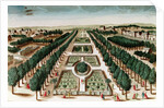 View of the Jardin des Plantes from the Cabinet d'Histoire Naturelle by French School