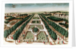 View of the Jardin des Plantes from the Cabinet d'Histoire Naturelle by French School