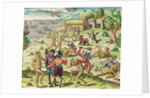 Cacodemon attacking the savages by Theodor de Bry