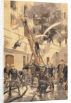 Felix Faure with the firemen by F.L. & Tofani Oswaldo Meaulle