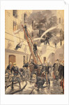 Felix Faure with the firemen by F.L. & Tofani Oswaldo Meaulle