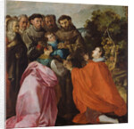 Healing of St. Bonaventure by St. Francis of Assisi, c.1628 by Francisco Herrera