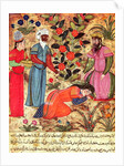 Fol.101 A Woman Beseeching the Sultan by Islamic School