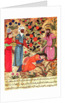 Fol.101 A Woman Beseeching the Sultan by Islamic School