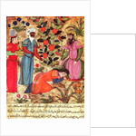 Fol.101 A Woman Beseeching the Sultan by Islamic School