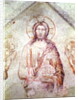 Tympanum depicting the Saviour Blessing, 1341 by Simone Martini