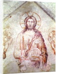 Tympanum depicting the Saviour Blessing, 1341 by Simone Martini